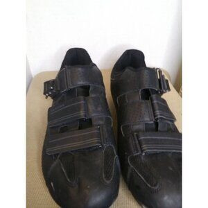 Serfas leadout men's size 10.5 black 3 straps cycling shoes